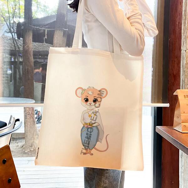 Rat girl Canvas bag