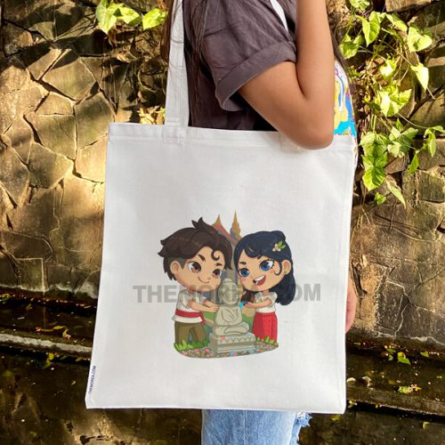 SraangPreah Couple Canvas Bag